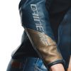 Dainese RAPIDA dámská sportovní kožená bunda modrá/bílá vel.38